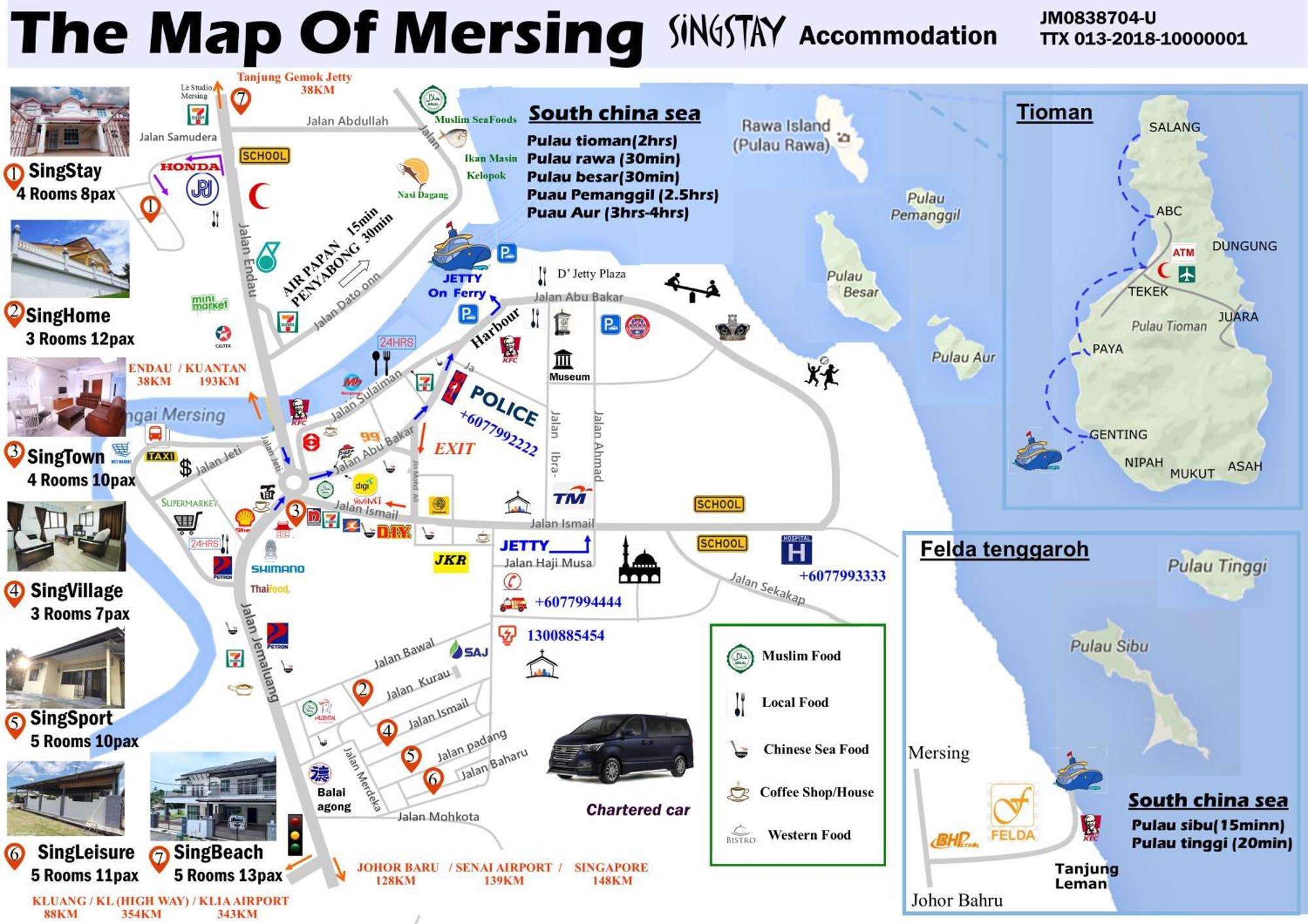 Singhome Holiday House Mersing Exteriér fotografie